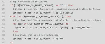 istio sidecar iptables 注入